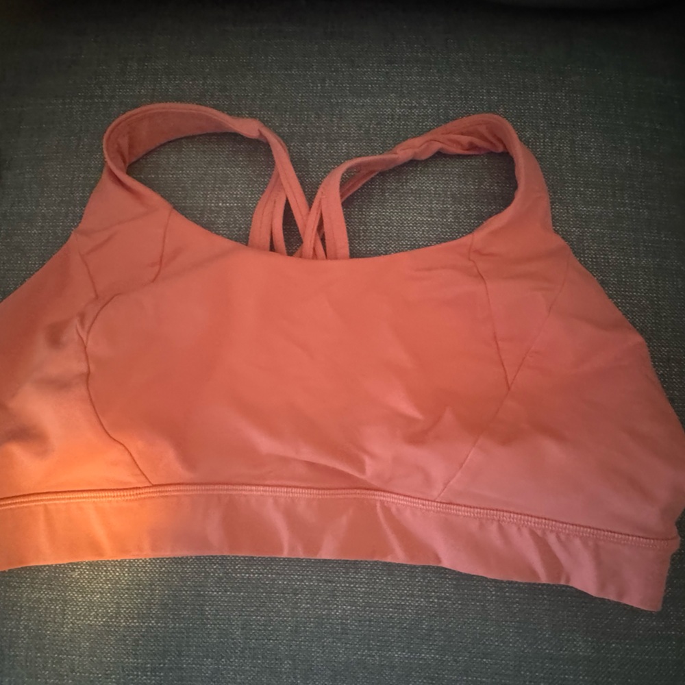Women's Coral Sports Bra